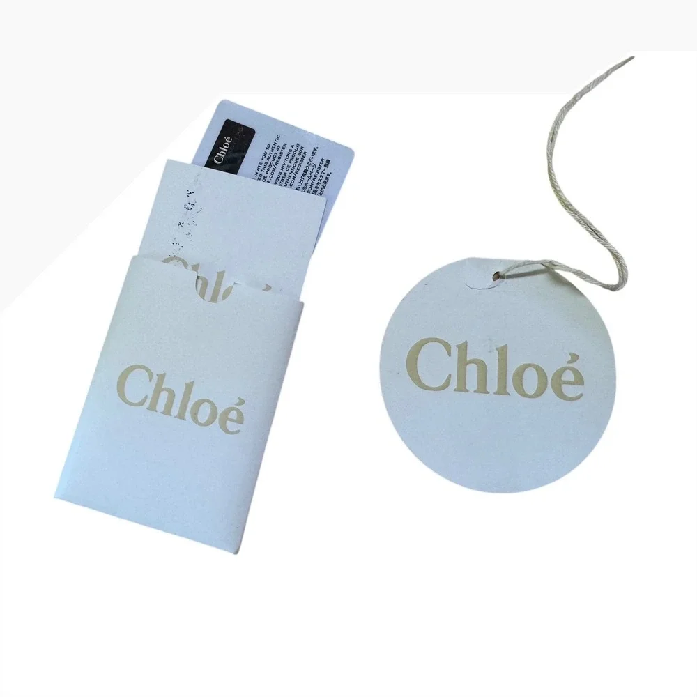 Chloe Saskia White Leather Shoulder Bag Silver Hardware‎ Italy Y2K